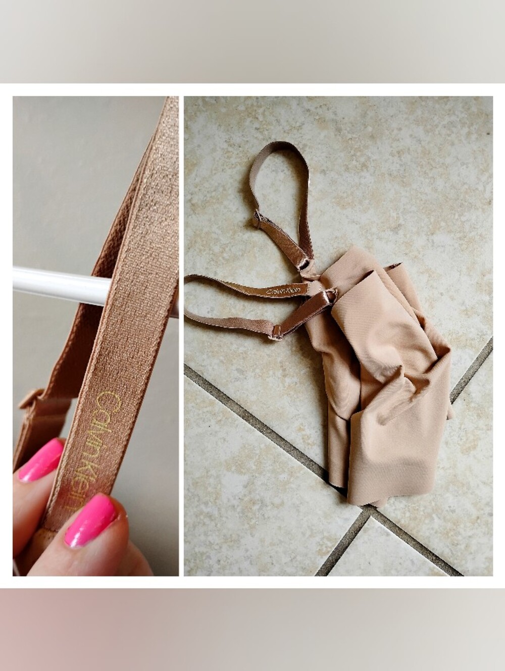 NWT Calvin Klein Gold Shimmer Ultra Silky Bra